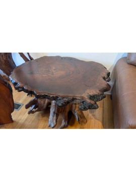 walnut burl table